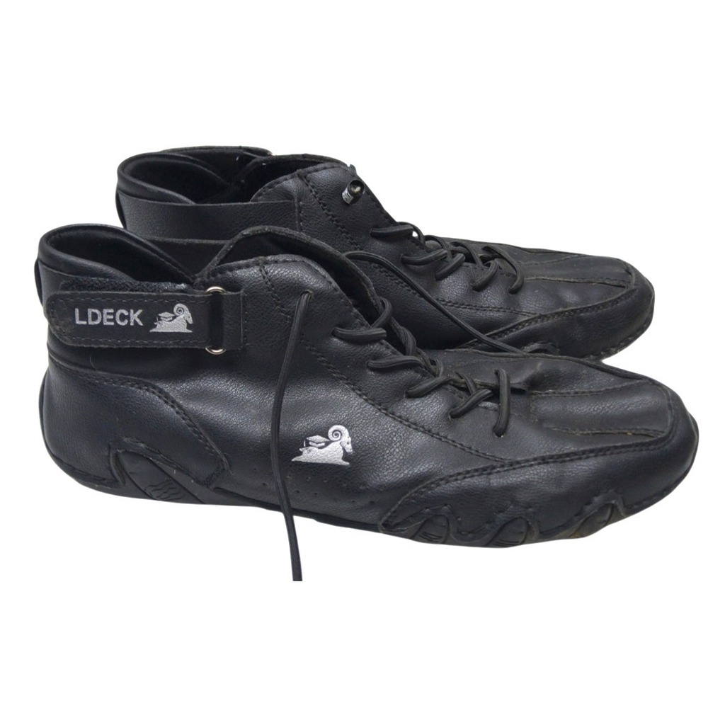 LDECK‎ Black Casual Ankle Boots Size 38 EUR /7.5 US Woman / 6 US Big Kid